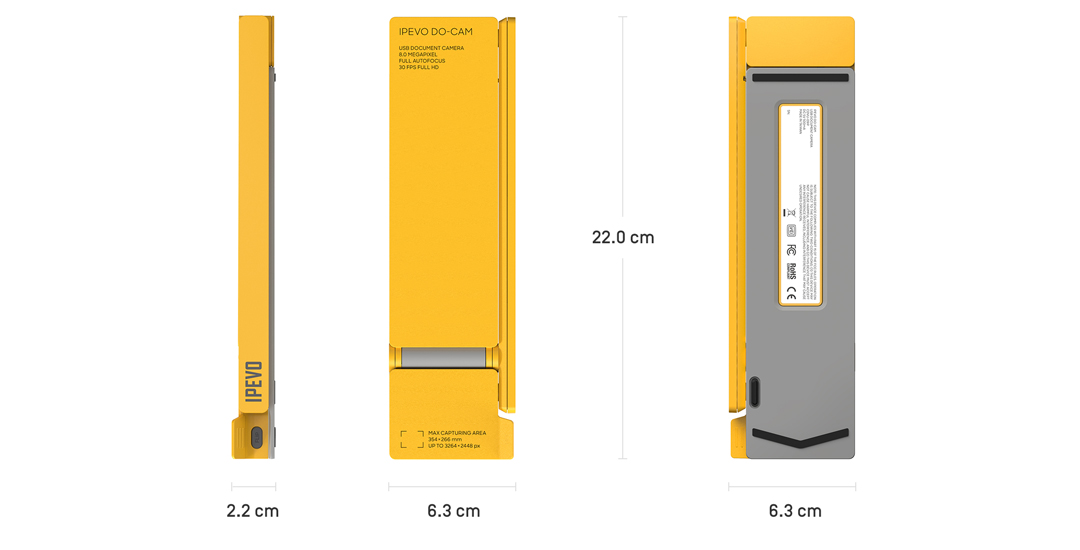IPEVO DO-CAM Creator's Edition USB Visualiser Folded photo