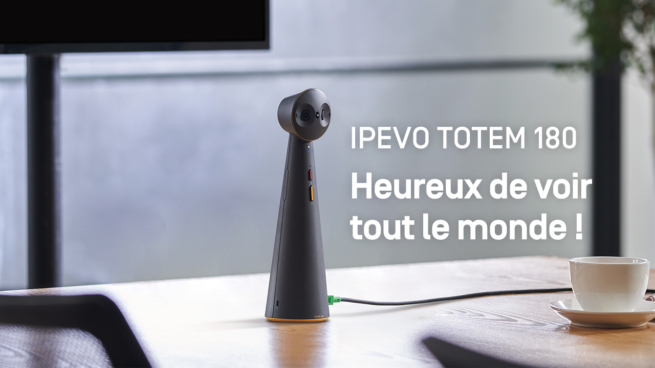 IPEVO TOTEM 180 Caméra de conférence panoramique